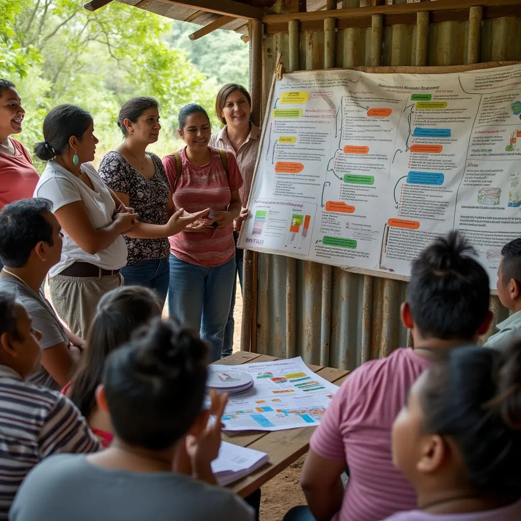 Financial literacy workshop in rural El Salvador